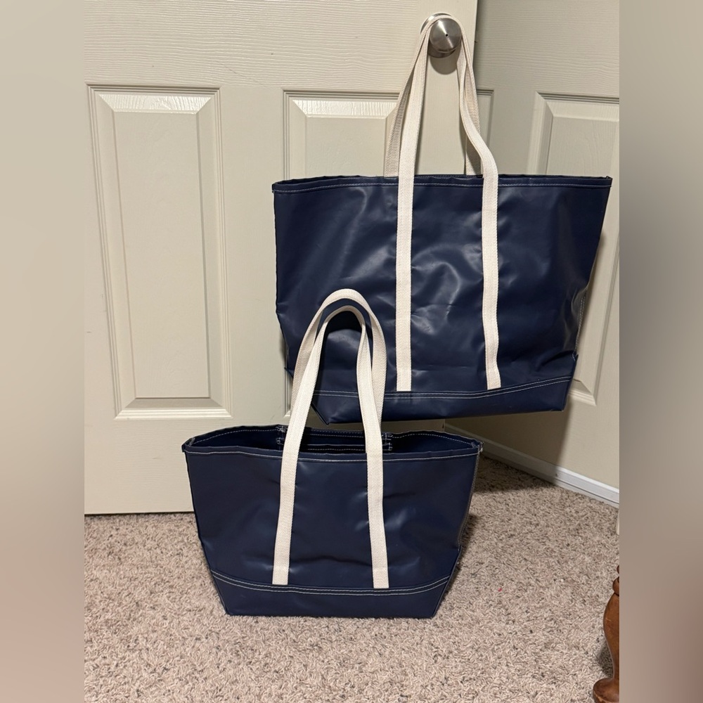 Mark & Graham X Steele Navy Blue Waterproof Large Tote